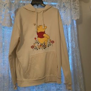 Never Worn Winnie the Pooh Embroidered Hoodie